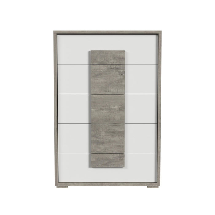 San Matteo 5-Drawer Chest in Dual Tone