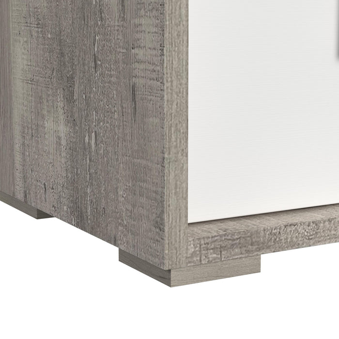 San Matteo 2-Drawer Nightstand with USB in Dual Tone