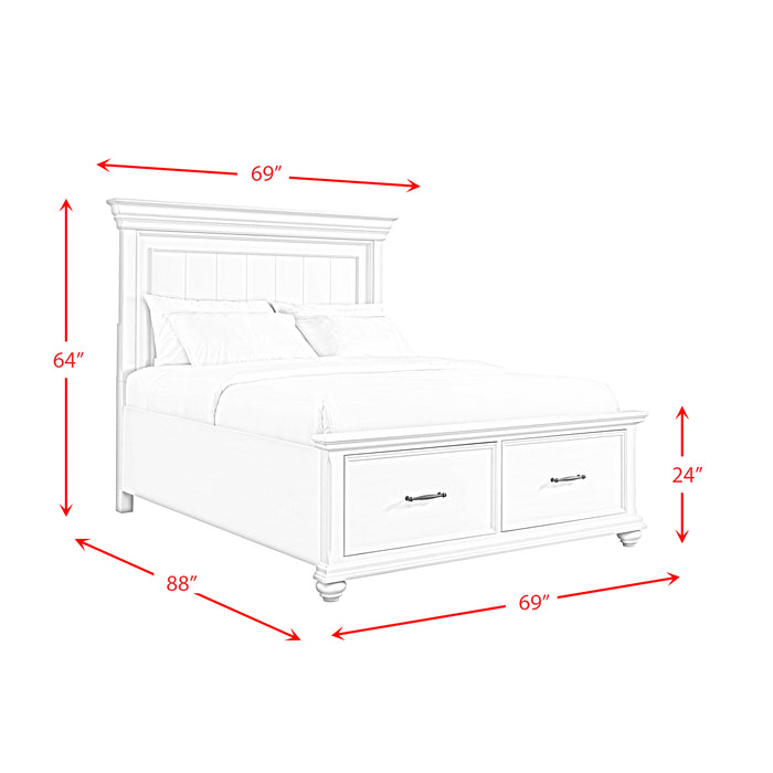 Slater Platform Storage Bed