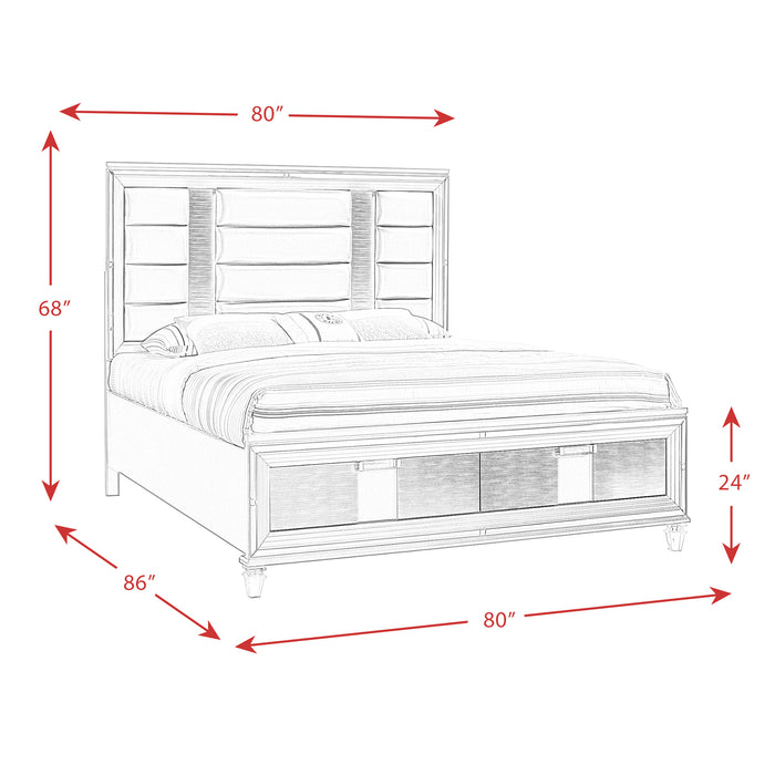 Twenty Nine Bed White