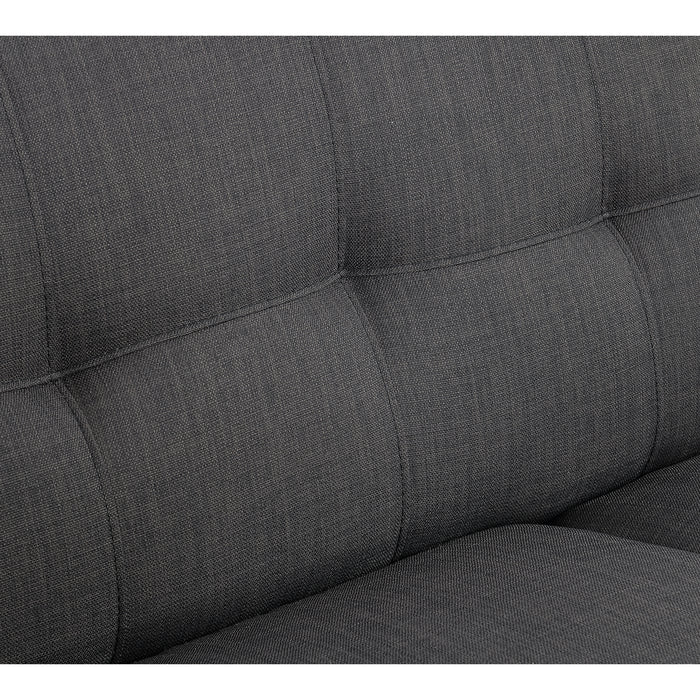 Hadley 4480 KD Love Seat Heirloom Charcoal w/No Pillows
