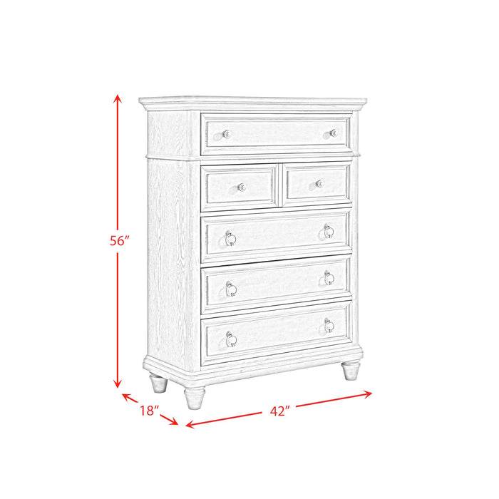 Whit-Ash Panel Bedroom Set