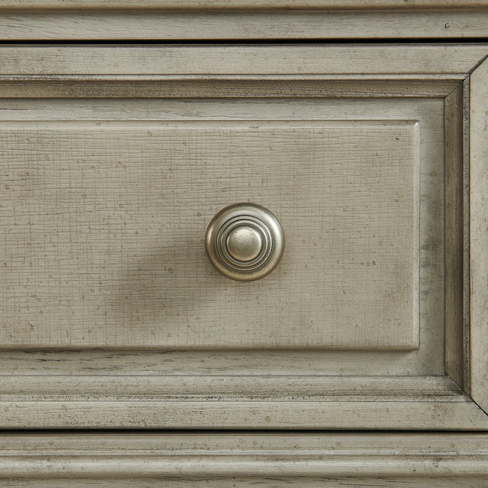 Whit-Ash Dresser and Mirror Set in Light Grey