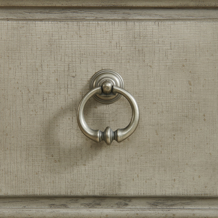 Whit-Ash Dresser and Mirror Set in Light Grey