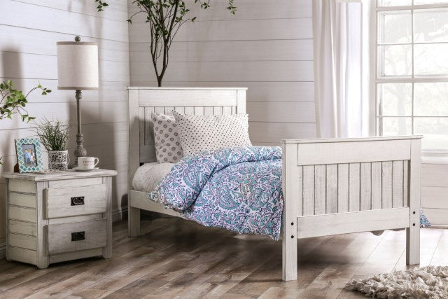 Rockwall Bed Grey & White