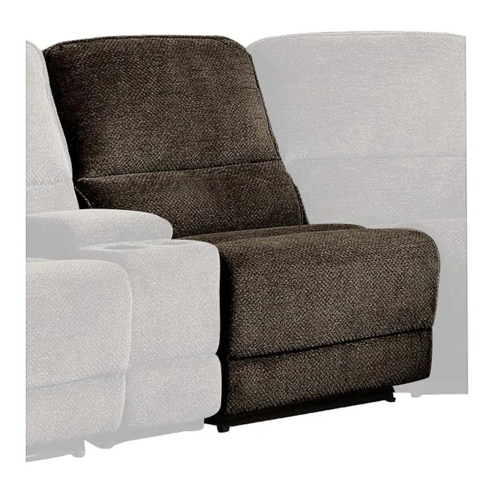 Shreveport Armless Reclining Chair in Brown 8238-AR