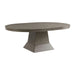 Elements International Collins Dining Table in Weathered Gray image