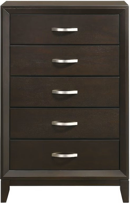 Elements International Beaumont Youth Chest in Merlot image