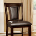 BRENT II Dark Cherry/Espresso Counter Ht. Chair (2/CTN) image