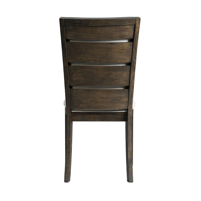 Elements International Grady Side Chair (Set of 2) in Brown