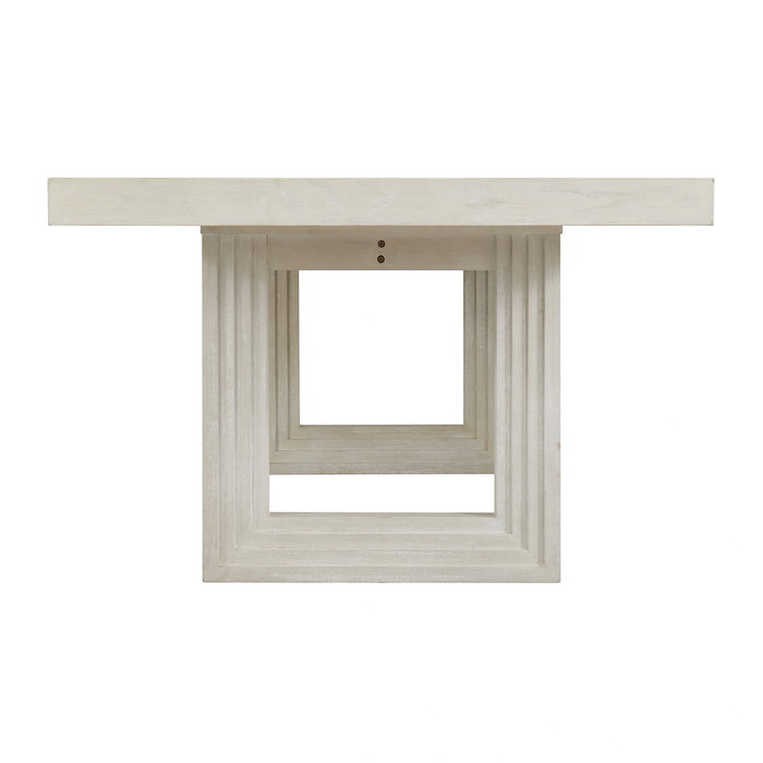 Avalanche Rectangular Dining Table with 18"" Leaf in Antique White