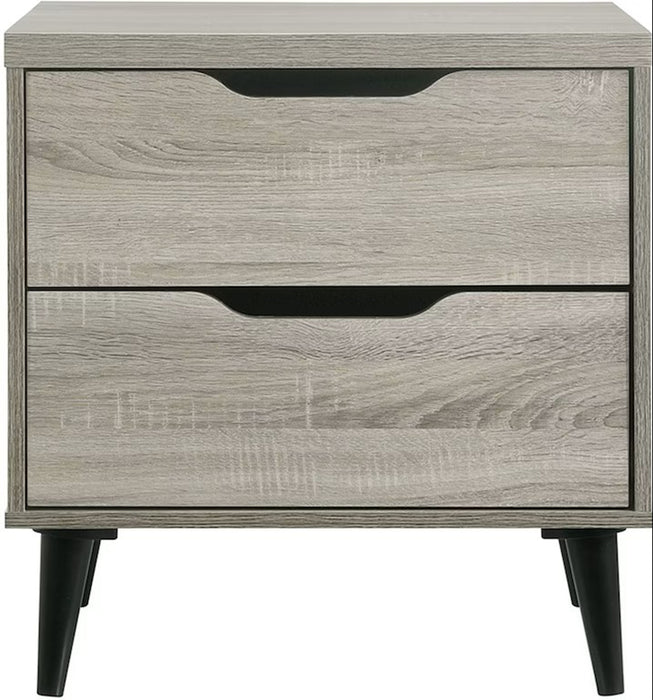 Elements International Ernesto Nightstand in Grey image