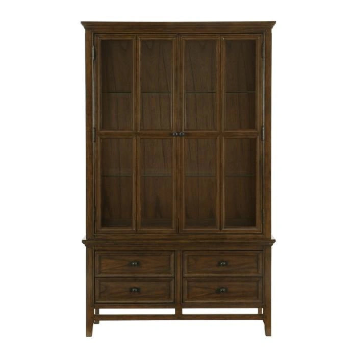 Frazier Park Buffet and Hutch in Dark Cherry 1649-50*