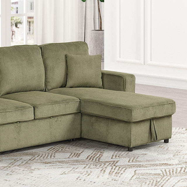 Yves Sectional Green
