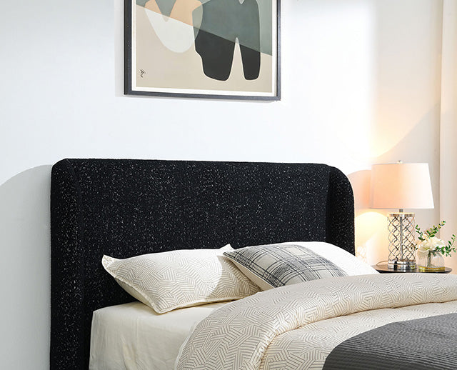 Laverni Bed Black, Grey & White