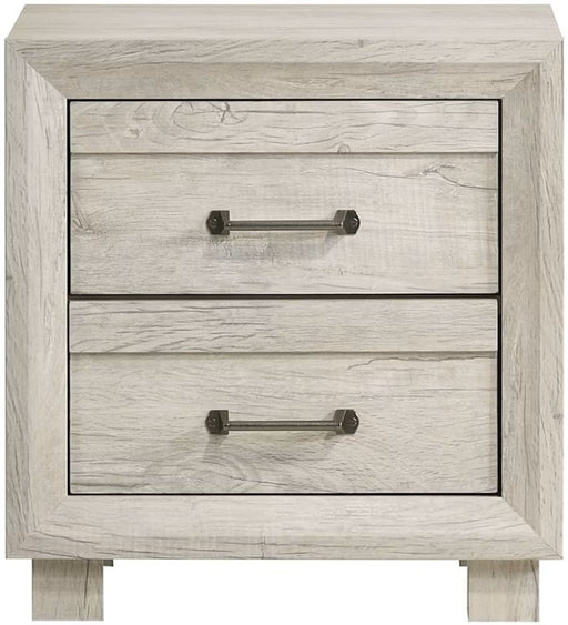 Elements International Fort Worth Nightstand in White image