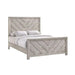 Elements International Ellen Queen Panel Bed in White image