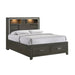 Elements International Sasha King Music Bed in Charcoal image