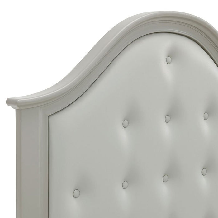 Elements International Jesse Youth Twin Panel Bed in Grey