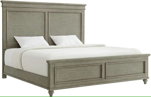 Elements International Kendari King Panel Bed in Grey image