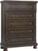 Elements International Kingston 5 Drawers Chest in Walnut image