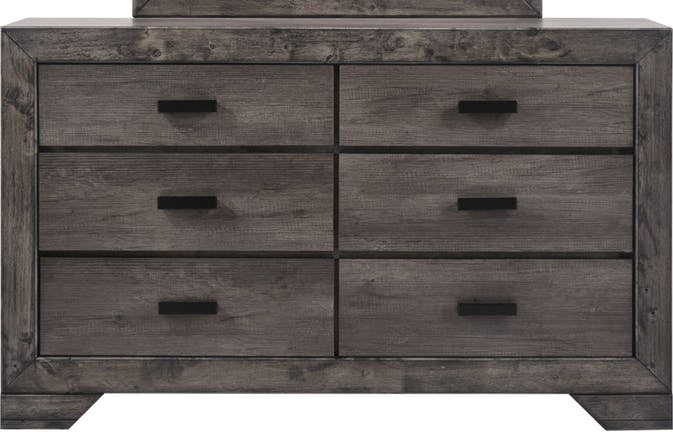 Elements International Nathan Dresser in Gray Oak Lacquer image