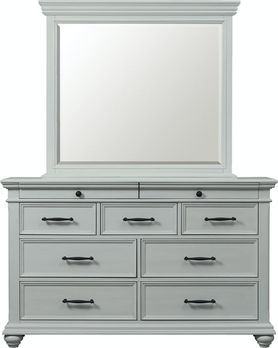Elements International Slater Mirror in Grey