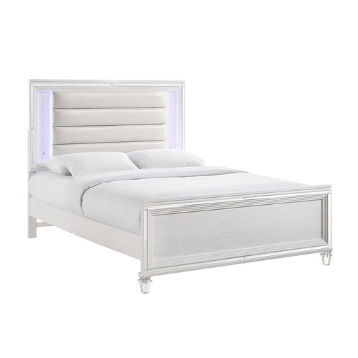 Elements International Twenty Nine Youth Full Panel Bed in White image