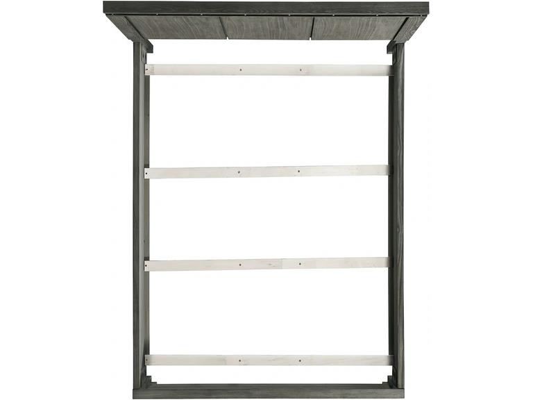 Elements International Wade King Bed in Gray