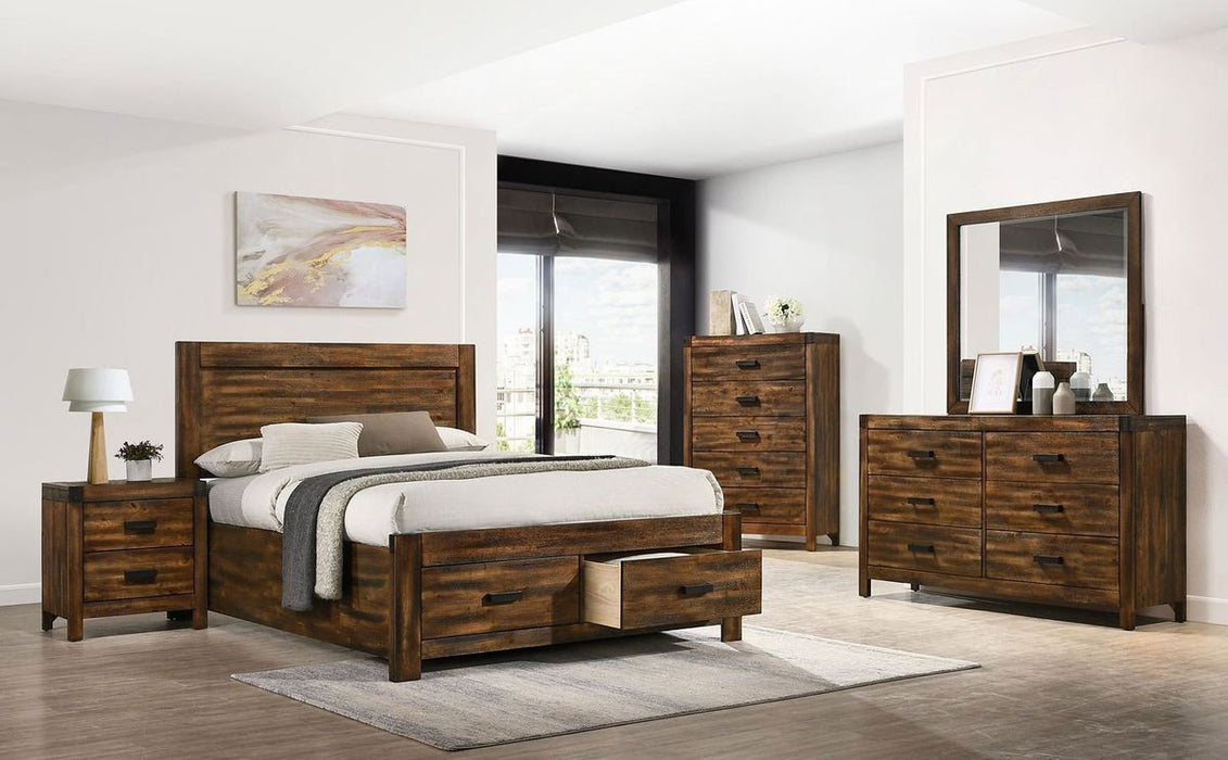Elements International Warner Youth Dresser in Chestnut